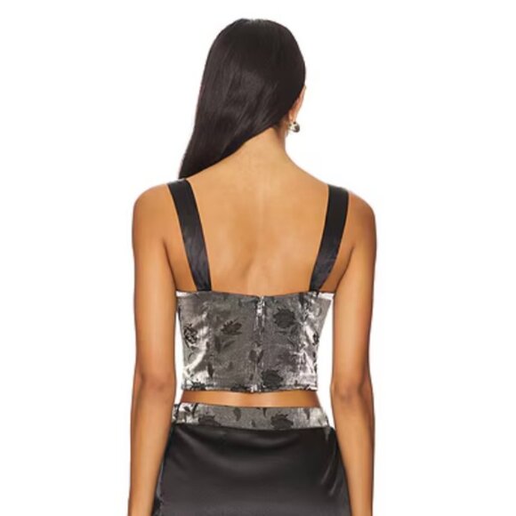 MORE TO COME CELESTE CROP TOP NWT XS - Picture 3 of 4